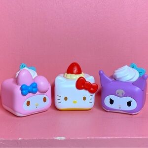 Hello Kitty and Friends Trio Dessert Mini Figurines